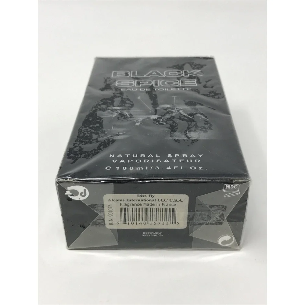 Black Spice Men's Cologne 3.4 fl oz Natural Spray Made In France